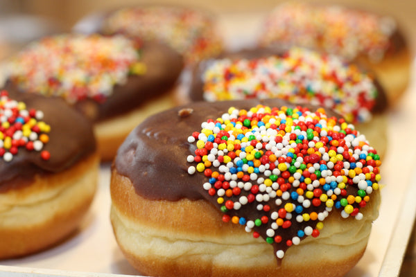 Donuts With Choc Icing & Sprinkles