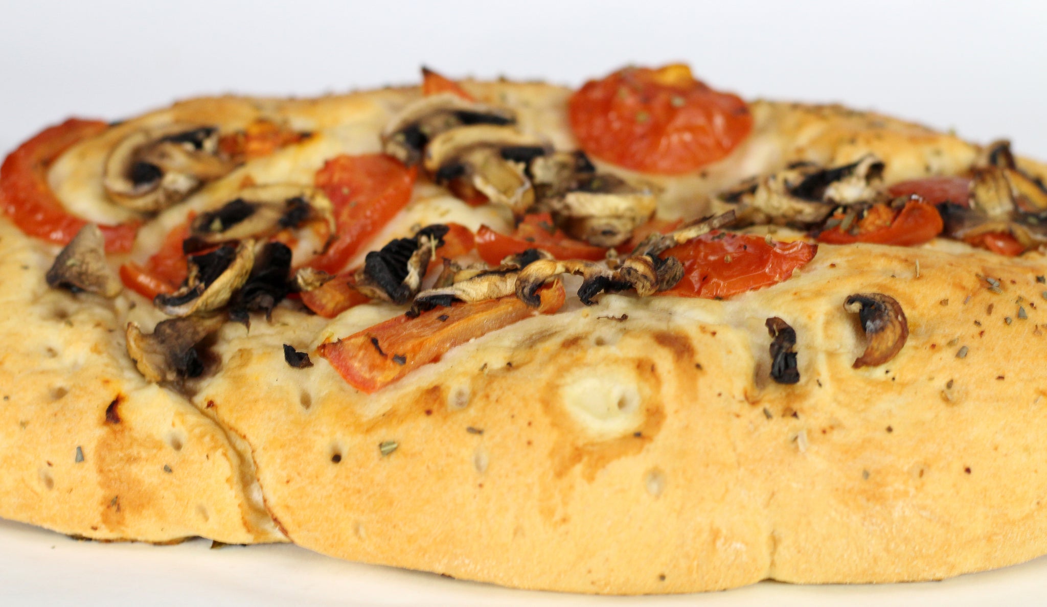 Focaccia - Mushroom & Tomato